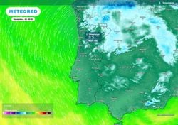 Os mapas avisam: a massa de ar frio siberiana passará sobre Portugal no dia 26; neve e -6 ºC são esperados