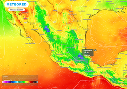 Se espera aguaceros en partes del Sur y Oriente, además de una noche fresca en Valle de México