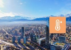 Santiago y la Región Metropolitana se acercarán a los 25 °C esta semana