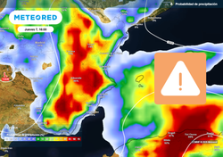 Peligro importante" en Alicante y Valencia: a partir de las 12 horas crecerán las tormentas más intensas