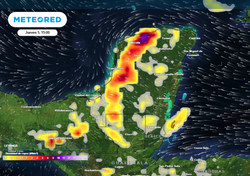 Península de Yucatán tendrá semana con tormentas eléctricas y posible caída de granizo