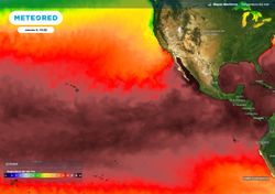Poderoso El Niño ha alcanzado intensidad muy fuerte, esperándose efectos este otoño e invierno 2026-2027 en México