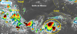 Posible desarrollo tropical en el Golfo de México