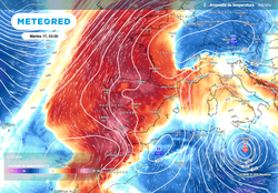 Predicción del ECMWF: vuelco de temperaturas en la España peninsular el próximo martes, 17 de marzo