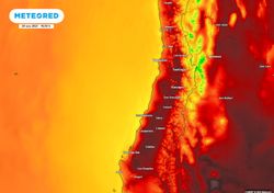 Zona central de Chile termina enero 2023 con posibilidad de ola de calor