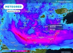 RS, SC e PR possuem alertas de chuvas intensas para esta quarta-feira