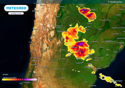 Se van confirmando las tormentas para el Domingo de Pascua en Argentina