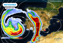 Próximas lluvias con la borrasca: las más cuantiosas conectarán a Málaga con Valladolid
