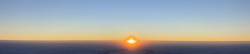 Puesta de sol en Concordia, Antártida