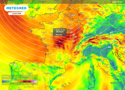 Fort coup de vent à tempête lundi en France ? 