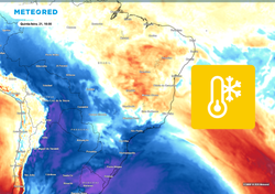Reforço polar aumenta o frio e chuvas intensas retornam ao centro-sul
