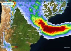 Região Sul tem alertas de chuvas muito intensas, tempestades e granizo