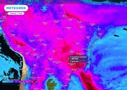 Regiões Sudeste e Centro-Oeste podem receber até 250 mm em 5 dias