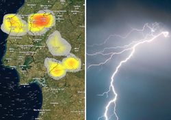 Ribatejo e Lisboa em risco: as trovoadas mais fortes estão previstas entre as 07:00 e as 12:00