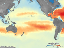 La salinidad medida por el satélite SMOS podría ofrecer un indicador temprano de El Niño