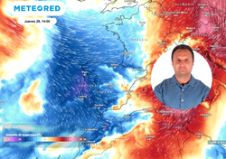 Un chorro polar ondulado traerá altibajos térmicos y lluvias localmente fuertes