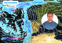 Una borrasca dejará una mezcla de lluvias fuertes, calima y subidón térmico