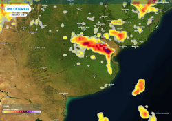 El año nuevo 2025 llegará con tormentas fuertes a Córdoba y Buenos Aires