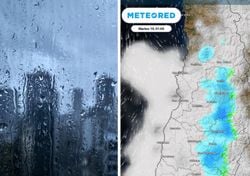 La semana comienza con precipitaciones sobre Santiago. Conoce el pronóstico con Laura Batista