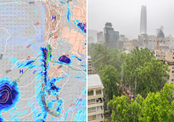 Santiago se enfría esta semana y no superará los 23 °C. Revisa cuándo vuelve la lluvia.