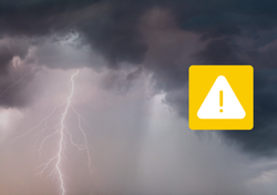 Hasta 40 mm de lluvia y tormentas eléctricas este sábado
