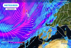 Se aproxima rápidamente el frente que traerá lluvias y un refrescamiento