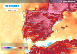 Se aproximan las temperaturas más altas del episodio a España: más de 20 ºC en estas ciudades