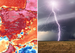 Se avecinan siete días de calor extremo que derivará en tormentas fuertes