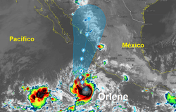 Se forma la tormenta tropical Orlene, futuro huracán, y amenaza a México