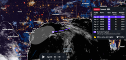Se forma una baja tropical en el Golfo de México: Invest 98L