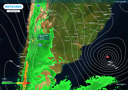 Se incrementa la chance de importantes nevadas desde Mendoza a Buenos Aires