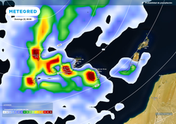 Se prevén al menos 5 días más de lluvias en las islas Canarias