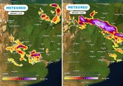 Se viene un miércoles de extremos: frío, tormentas, granizo y más de 1 metro de nieve
