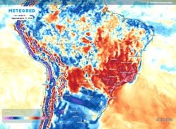 Alerta de condições extremas no Brasil: onda de calor e tempestades severas