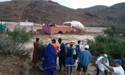 Siete muertes en un partido de fútbol por inundaciones en Marruecos