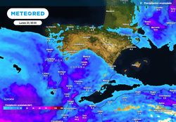 Therese seguirá dejando precipitaciones en Canarias y la España peninsular