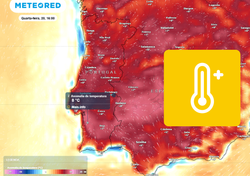 Subida de até 8 ºC: amanhã, estas 5 regiões de Portugal darão um grande salto em direção ao verão