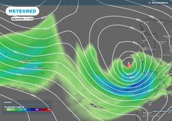 Tempestade Laurence em Portugal: rio atmosférico reforça chuva, vento e agitação marítima até 18 de março