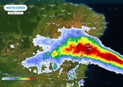 Alerta de condições extremas de chuva para a BA, MG e ES 