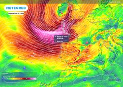 Avisos laranja e vermelho devido à tempestade Herminia. Na quarta chega a Portugal outra depressão