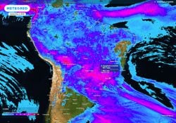 Terça-feira sob alto risco de eventos de chuva intensos no Brasil