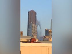 Terremoto en Manila... y de los rascacielos salieron cascadas