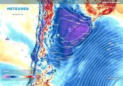 Junio cierra con frio polar y chance de nieve y granizo en Buenos Aires