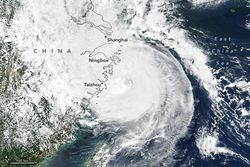 Tifón Muifa toca tierra cerca de Shanghái: millones de personas afectadas