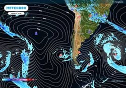 Lluvias llegan el miércoles al sur y avanzarán con opciones de tormentas eléctricas y granizadas