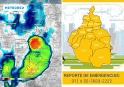 Tormentas en CDMX y Estado de México:  por severas inundaciones en Ecatepec y Nezahualcoyotl