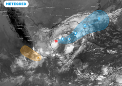 Tormenta tropical Milton será huracán en las próximas horas y deja lluvias intensas en el oriente de México