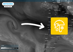 Tormentas eléctricas y hasta 20 mm": las consecuencias que dejará el paso de una baja segregada esta semana en Chile