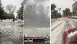 Tormentas severas en Chile: Santiago queda cubierto de granizo y DMC confirma tornado EF-0 en la capital