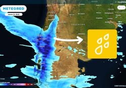 Nuevo sistema frontal avanza hacia Chile central y dejará lluvias desde O’Higgins hasta el Biobío
